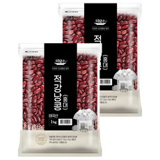 더담은 적강낭콩 홍대, 1kg, 2개