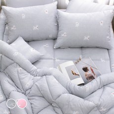 CHOUETTROOM 桃皮絨薄墊組 比熊款