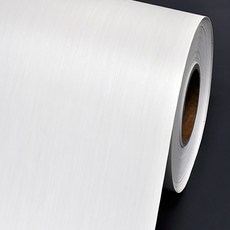 DEKOREA 無氣泡易貼金屬貼膜, MS734髮絲紋白, 123 x 250 cm