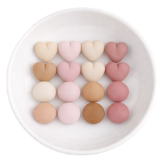 Ieumbai 冰箱磁鐵 愛心圓形 16入, 混合色