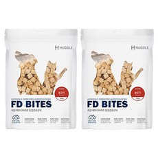 허글 반려동물 에프디바이츠 동결건조간식, 닭고기, 240g, 2개