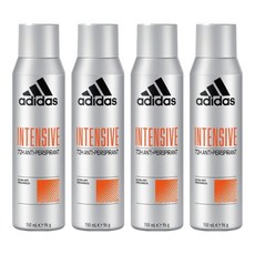 愛迪達 adidas 男用制汗爽身噴霧 強效乾爽 持久乾爽 運動後清新, 4瓶, 150ml