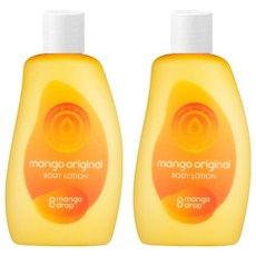 mango drop 保濕亮白芒果身體乳液 經典香, 2瓶, 300ml