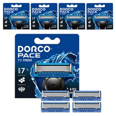 DORCO 多可樂客 Face 7II FRESH刮鬍刀片, 4入, 5盒