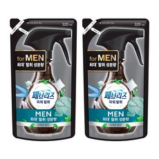 febreze 風倍清 男士用織物除臭劑 清新潔淨香 補充包, 320ml, 2個