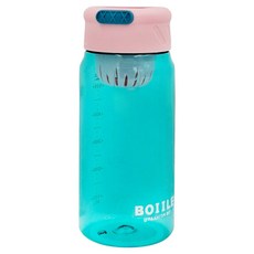 刻度茶隔水壺 艾特大口杯 粉藍 650ml, 1入