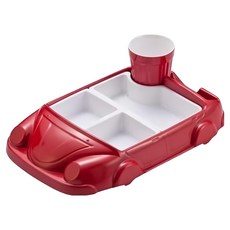 Hesii 汽車餐盤組 19903S, 紅色, 1個, 單件