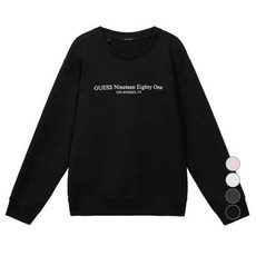 GUESS 男女通用 紮實長版字母大學T MO3K9443