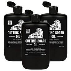 WALRUS OIL 砧板專用油, 237ml, 3個