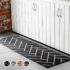 inroom 軟人字形超細纖維廚房墊