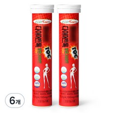 everteen 藤黃果美體維他命發泡錠 石榴口味, 73.8g, 6瓶