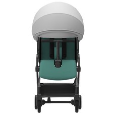 와이업 기내반입 지니 제로2 휴대용 유모차, 프레임(블랙), 시트(아쿠아), 캐노피(화이트)