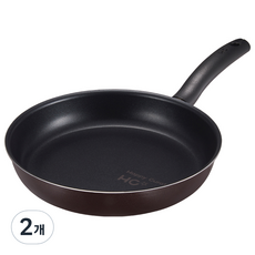 해피콜 퍼펙트잇 다이아몬드 IH 후라이팬 초코, 24cm, 2개, 24cm