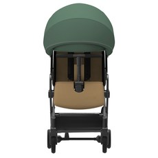 와이업 기내반입 지니 제로2 휴대용 유모차, 프레임(블랙), 시트(베이지), 캐노피(올리브)