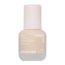 INNISFREE 台灣公司貨 輕薄透服貼粉底液 SPF20 PA++ 30ml, 17N, 1瓶