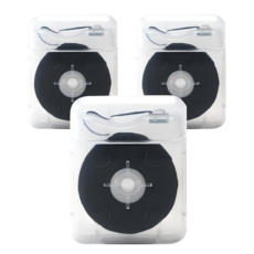 MUJI 無印良品 牙線 黑色, 3捲, 50m, 1入