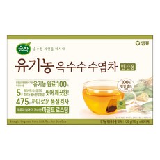 순작 유기농 옥수수수염차, 1.5g, 80개입, 1개