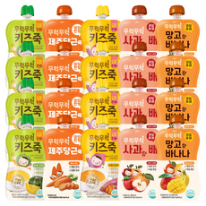 2ucareS 孩童粥蔬果泥組合 10包入, 地瓜口味+南瓜口味+紅蘿蔔口味+蘋果水梨口味+芒果香蕉口味, 2組