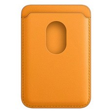 맥세이프 자석 가죽 카드 지갑, 오렌지, 1개
