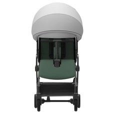 와이업 기내반입 지니 제로2 휴대용 유모차, 프레임(블랙), 시트(올리브), 캐노피(화이트)