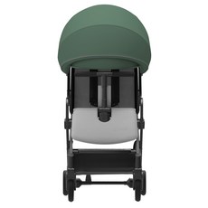 와이업 기내반입 지니 제로2 휴대용 유모차, 프레임(블랙), 시트(화이트), 캐노피(올리브)