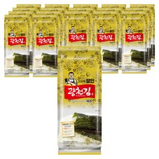 광천김 3대째 달인 재래 조각김, 55g, 18개