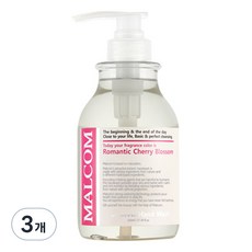 말콤 로맨틱 체리블라썸 핸드워시, 520ml, 3개