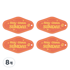 벤딕트 퍼퓸 샤쉐 프래그런스 태그 차량용 종이 방향제 본품 11g, 일요일, 8개