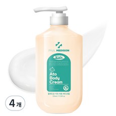 PAUL MEDISON Ato孩童保濕身體乳霜, 510ml, 4瓶