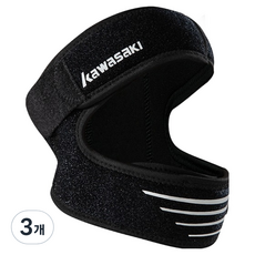 kawasaki 川崎 護膝 K1E00-C3450, 黑色, 3個