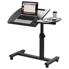 極美家居 360度升降桌邊, 黑色