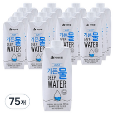 기픈물 저스트 종이팩 해양심층수, 500ml, 75개