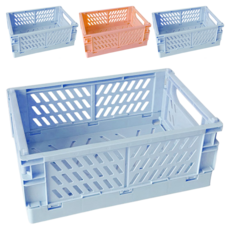 DG生活 粉彩摺疊箱 中型 DG-05, 隨機出貨, 4個