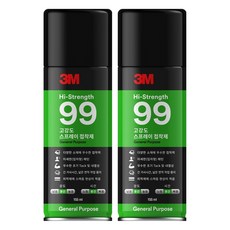 3M 高強度 99 噴霧接著劑 155ml, 2個