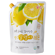 꽃샘식품 별난 알맹이 레몬차, 1kg, 1개