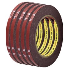 쓰리엠 아크릴 폼 그레이 양면테이프 10mm x 5m, 5개