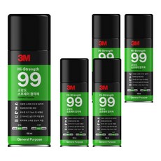 쓰리엠 고강도 99 스프레이 접착제 155ml, 5개