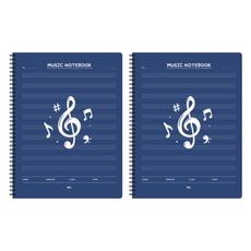 ibis 音樂筆記本, 海軍藍, 2個