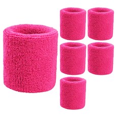 Life Point色彩繽紛純色護腕 大 15*7.5cm 亮粉色, 6個