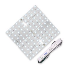 Home&Lighting 2對1 高效能 三星 LED模組 6500K 400mm x 175mm + 安定器50W, 白色