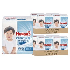 HUGGIES 好奇 超薄舒吸褲 褲型尿布 褲型紙尿褲 15kg以上 39578, 208片, 超大碼 (2XL)