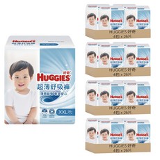HUGGIES 好奇 超薄舒吸褲 褲型尿布 褲型紙尿褲 15kg以上 39578, 2XL, 416片