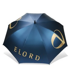 ELORD Tour Single Canopy 自動高爾夫傘 ZE GJX19 001, 深藍