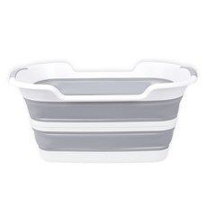 Tamsaa 寵物基本款可折疊浴盆 中型, 1個, 灰色