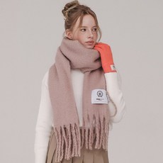 미치코런던 플레인 겨울 울 니트 머플러 목도리