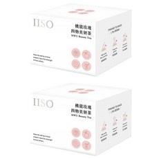 仁濟中藥 IIISO 機能玫瑰四物美妍茶 Set - 暖暖四寶, 紅潤健康, 不添加黑糖/冰糖, 6g, 12包, 2盒