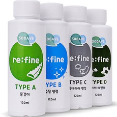 Suave Refine 系列水質改善劑4件組, 1套, 120ml