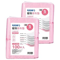 毛乾爽 寵物尿布墊 厚款, 100片, 2包