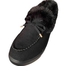 빈슈 여성용 포근한 리본 겨울 부츠