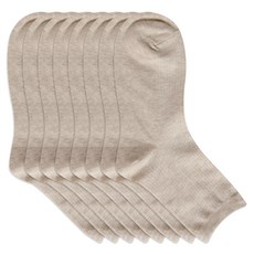 코지라벨 여성용 골지 중목 양말 8켤레 세트